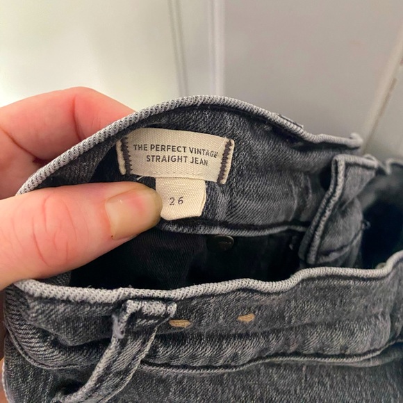 Madewell The Perfect Vintage Straight Jean in Meaford Wash Seam Edition - SZ 26 - Picture 7 of 9